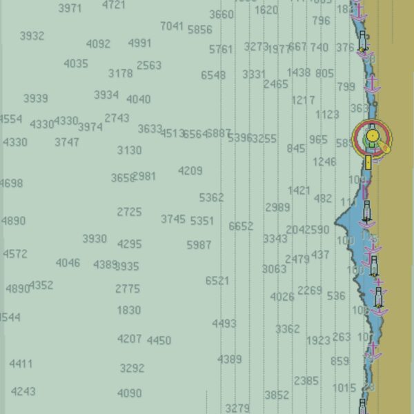 CARTA SHOA N° 1000 - Rada de Arica a Bahía Mejillones del Sur *