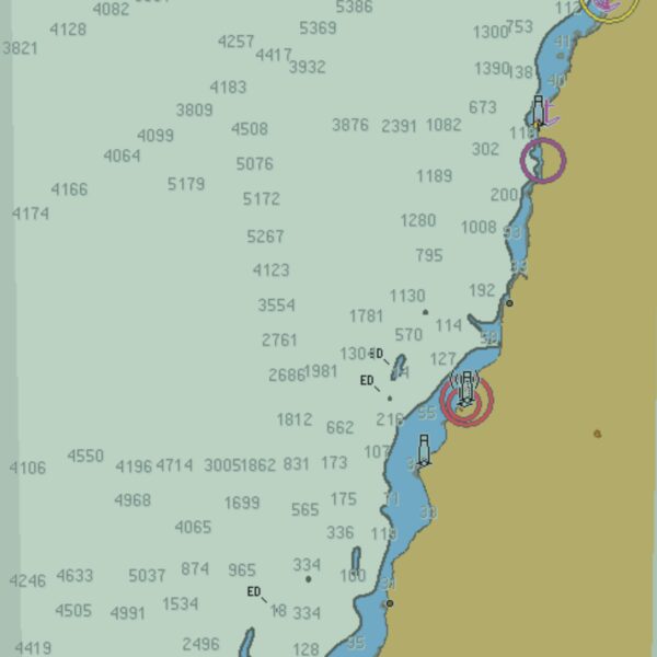 Bahía Valparaíso a Golfo de Arauco